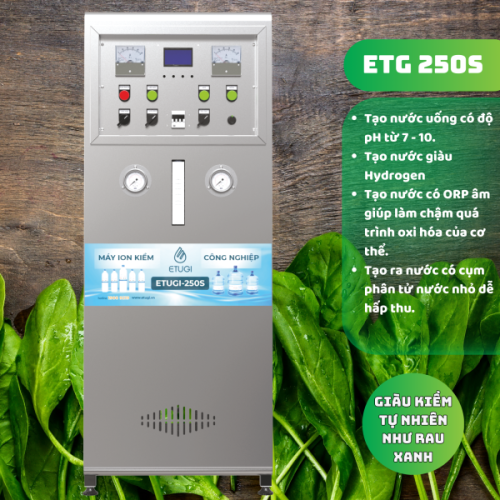 Máy ion kiềm công nghiệp Etugi 250 Lít